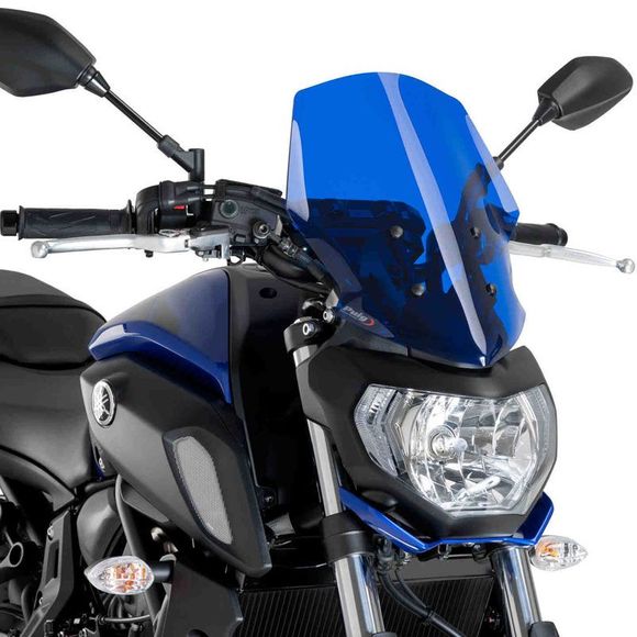 Puig TOURING windshield - BlueYAMAHA 700 MT-07 ABS - 2018 - 2020Ref: 9667