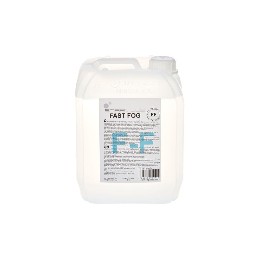 Stairville Fast Fog Fluid 5l