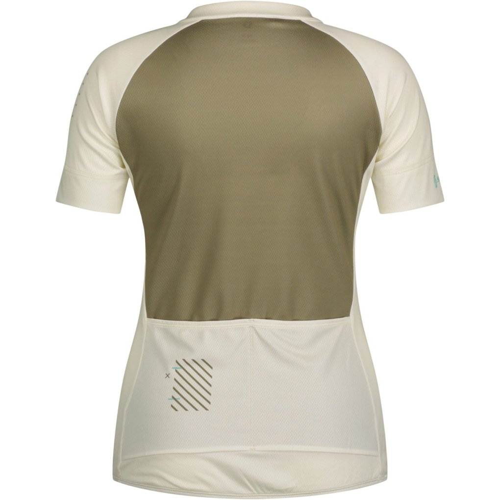 SCOTT Endurance 20 Short Sleeve Jersey Women - hay green/cotton white