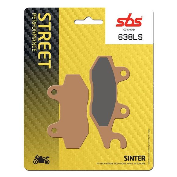 SBS 638LS Sintered Metal Brake Pads rearRef: 638LS / 638040