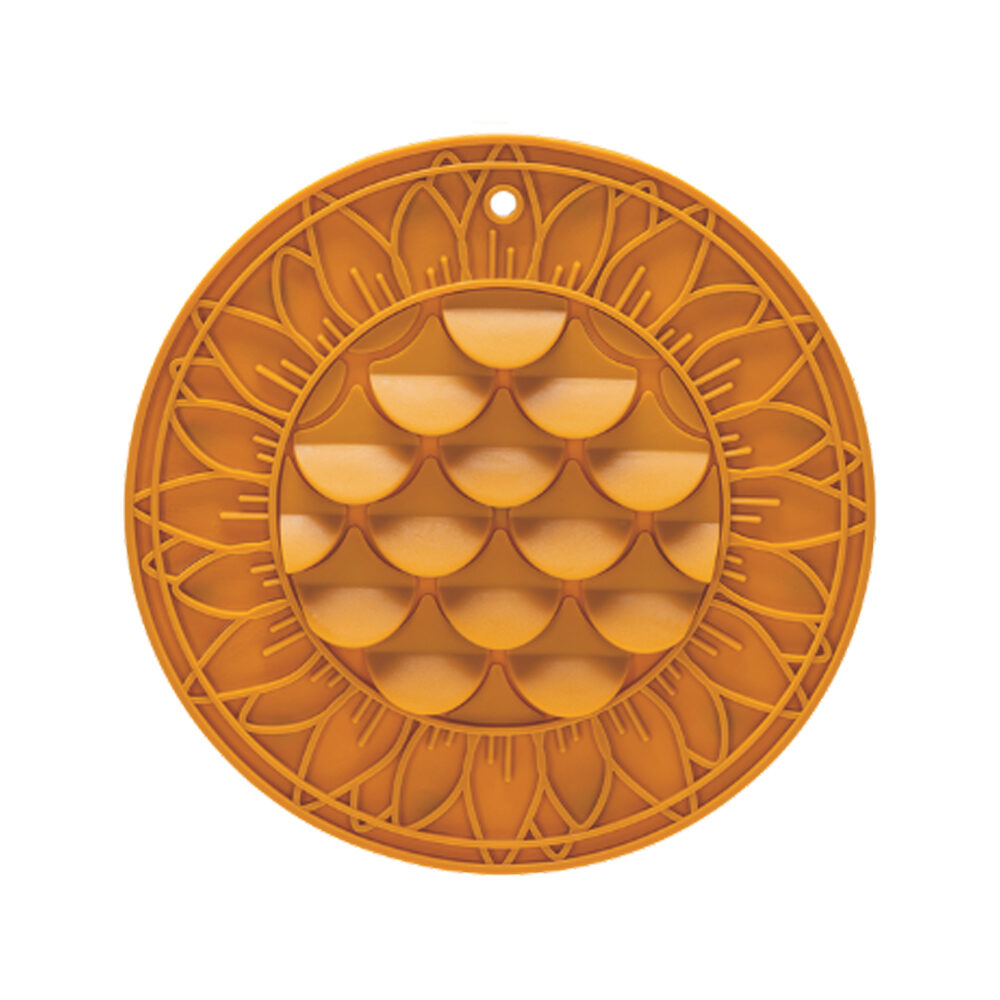 Beeztees Sunflower Lick Mat - Orange