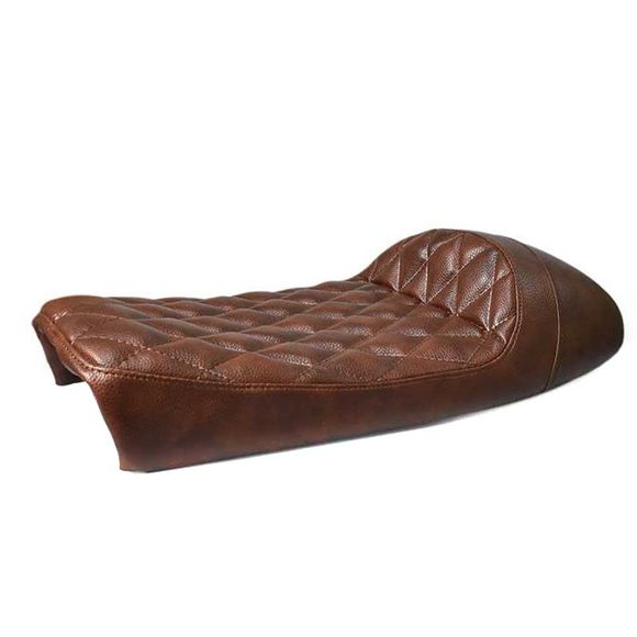 Selle confort Brazoline café racer universelle Universel - MarronRef : BRZ0078