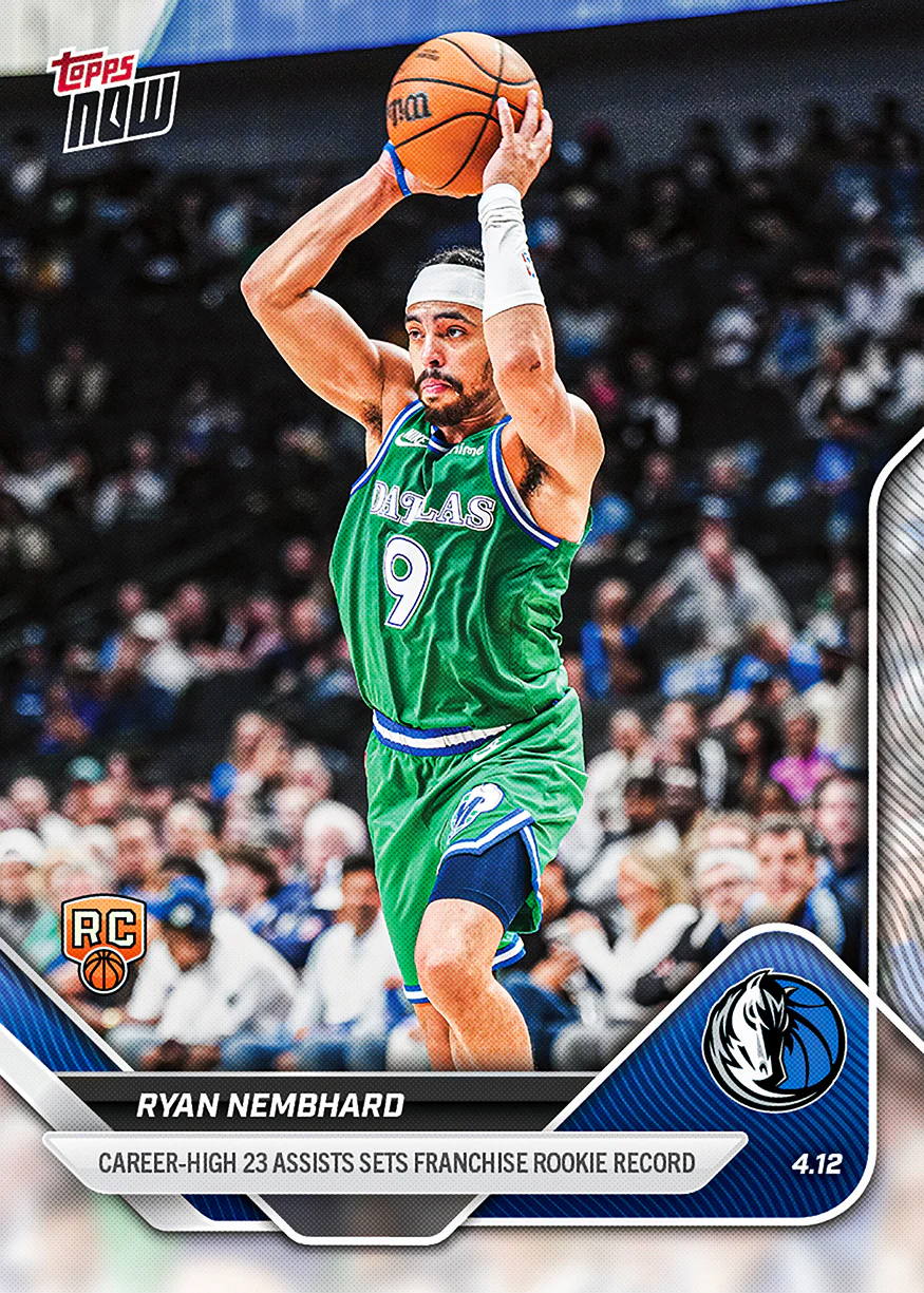 Ryan Nembhard - 2025-26 NBA Topps NOW® - Card 254 - PR: 680