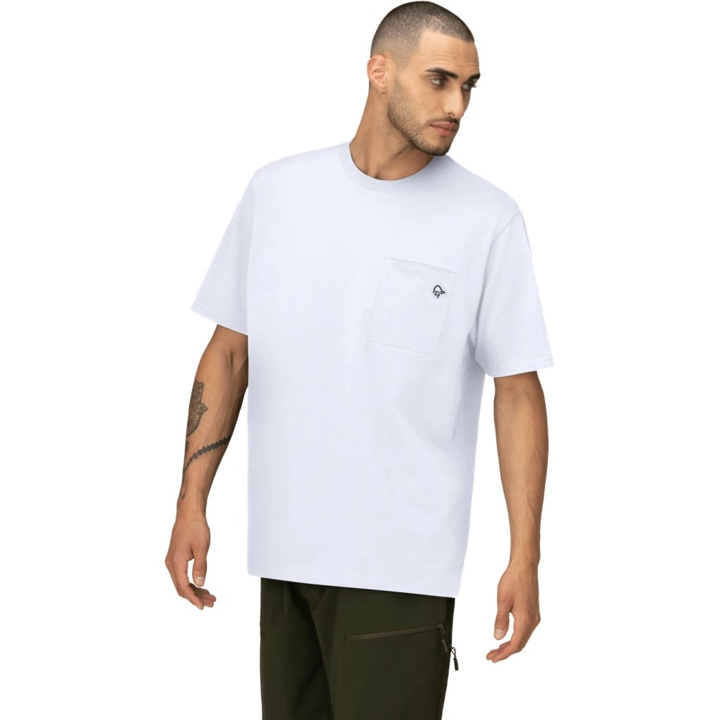 Norrona /29 cotton Pocket T-Shirt Men - Pure White