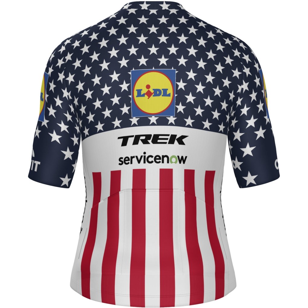 Santini Team Lidl-Trek 2026 National Champion Cycling Jersey Men RE97175C26LTUS - USA