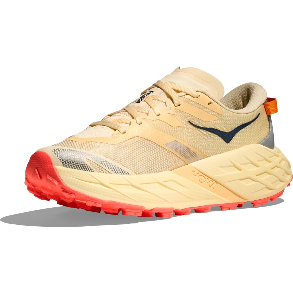 Hoka Speedgoat 7 Running Shoes Women - vintage yellow / neon flame