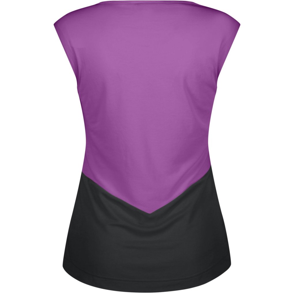 SCOTT Trail Vertic DRI Short Sleeve Tank Women - black/liquid purple