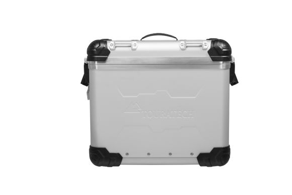 Touratech ZEGA Evo suitcase - 38 liters - right - Universal SilverRef: Trt01503A / 01-050-6026-0