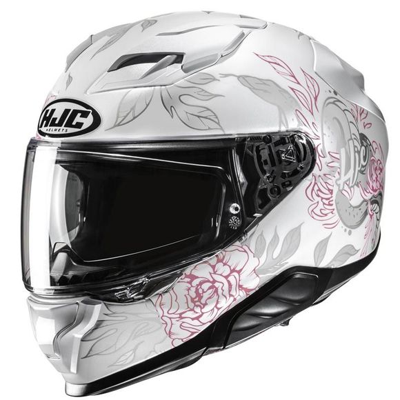 HJC F71 ELIZ Full-Face Helmet - White/PinkRef: HJ1315
