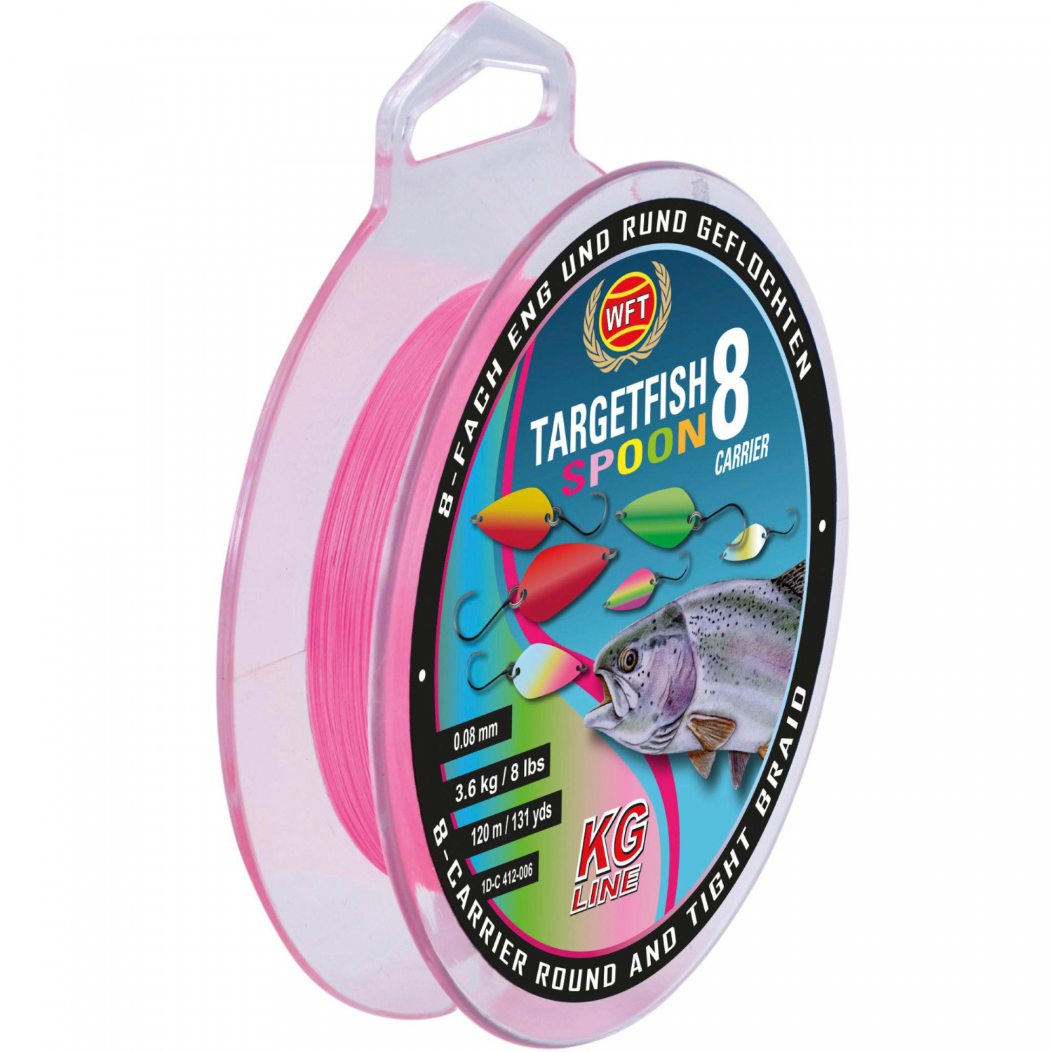 WFT Target Fish Line 8 (pink)