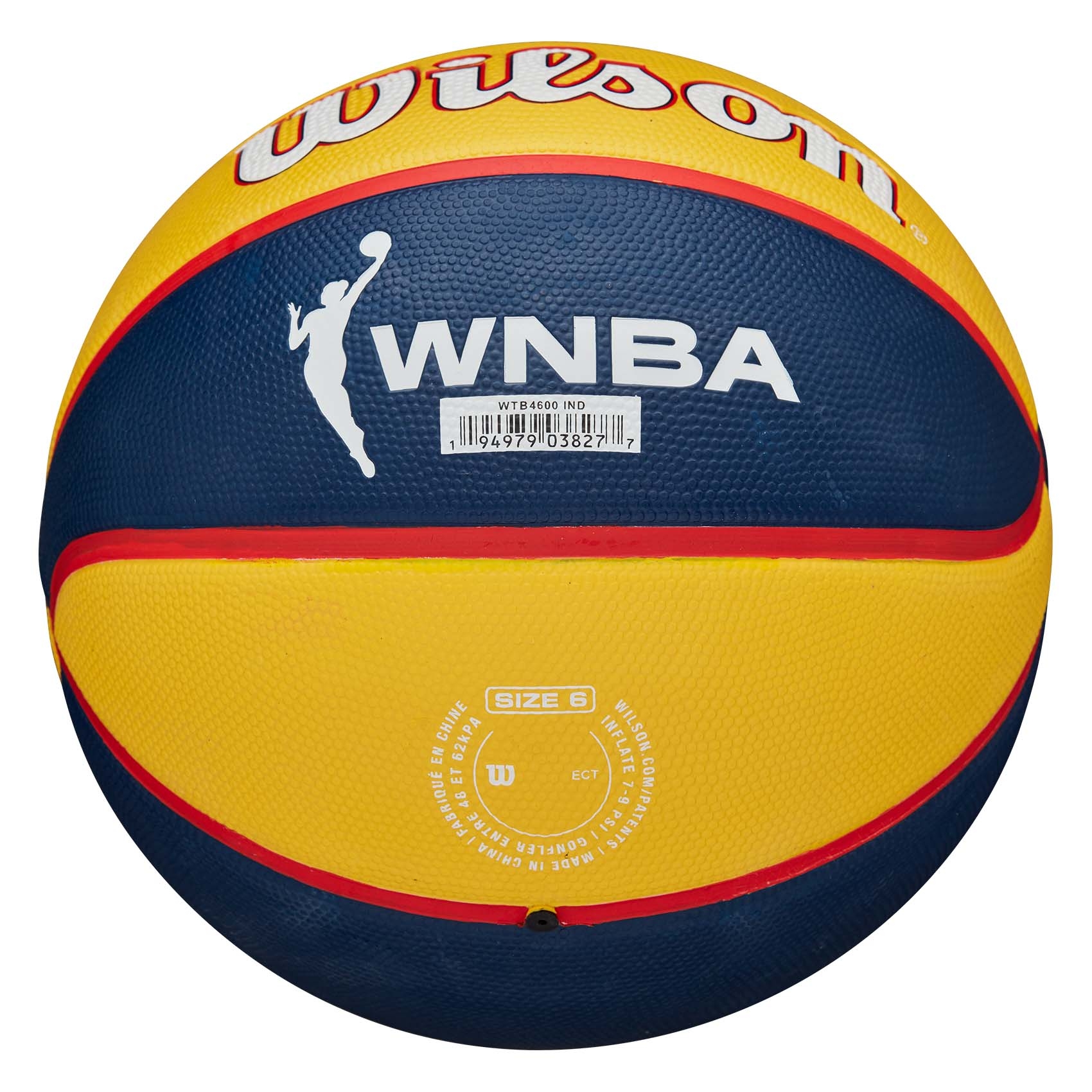 Indiana Fever Wilson Team Tribute WNBA Basketball (Size 6)