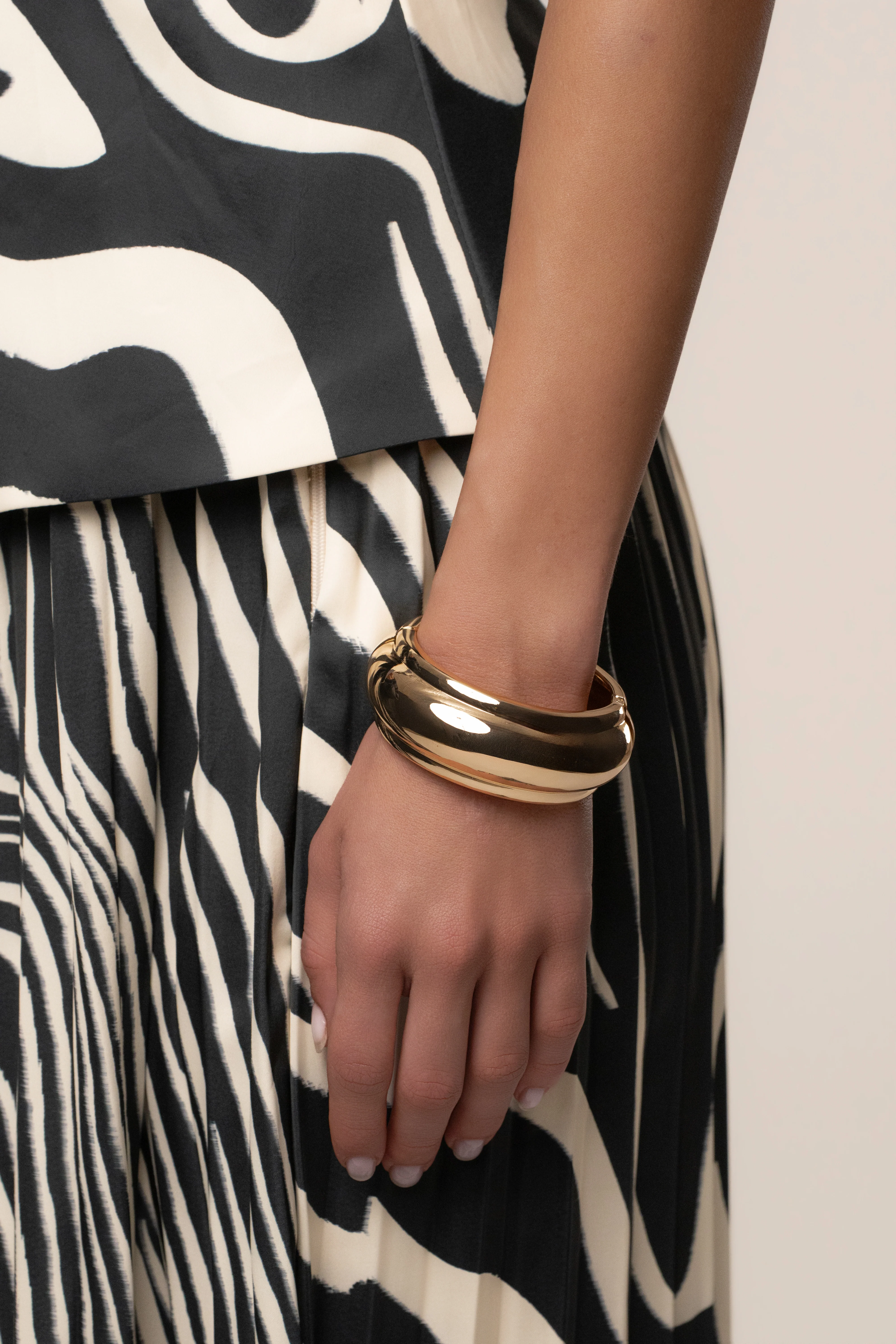 Gold Lucienne Hinge Bracelet