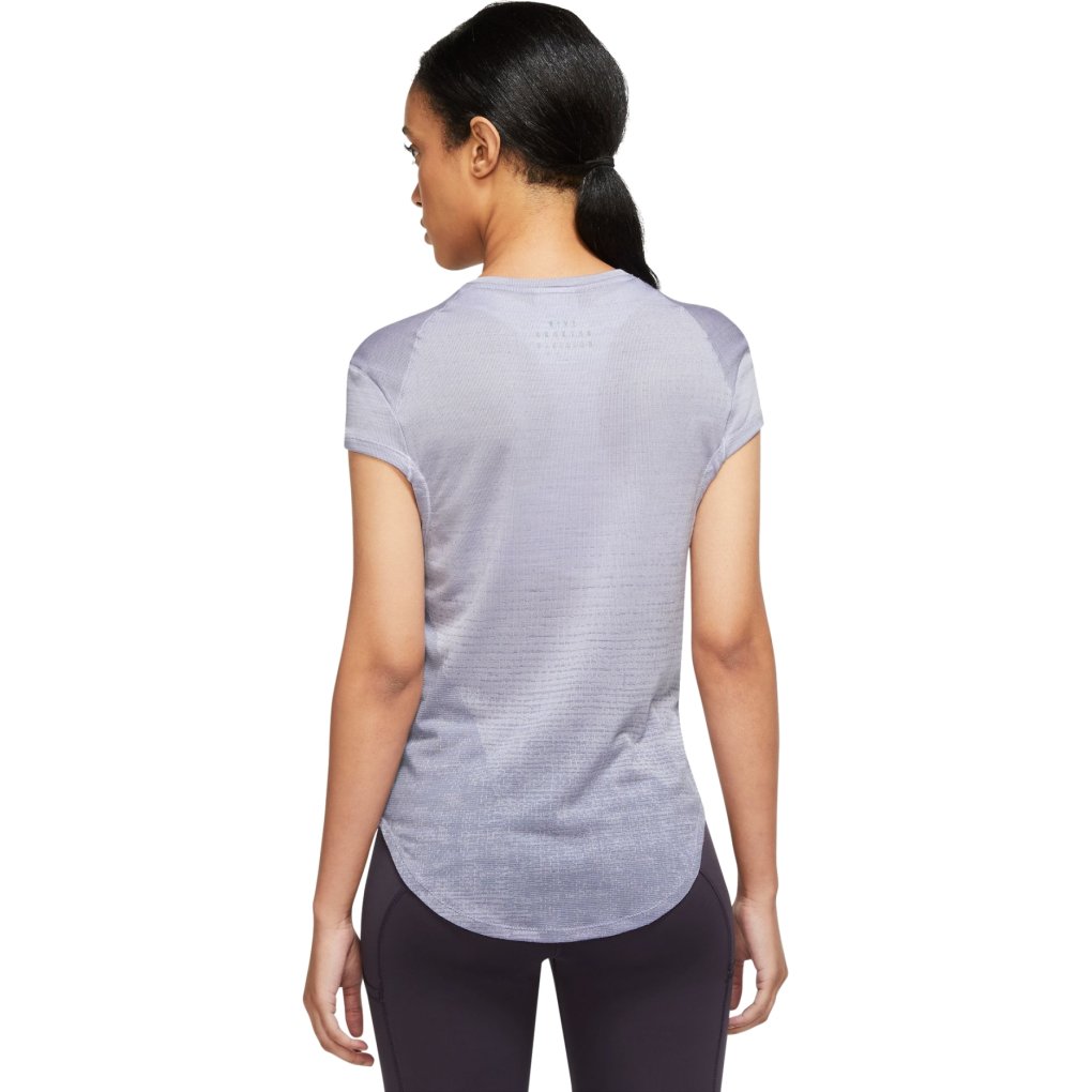Nike Dri-FIT Run DVN Short-Sleeve Top Women - oxygen purple/indigo haze DX0199-536