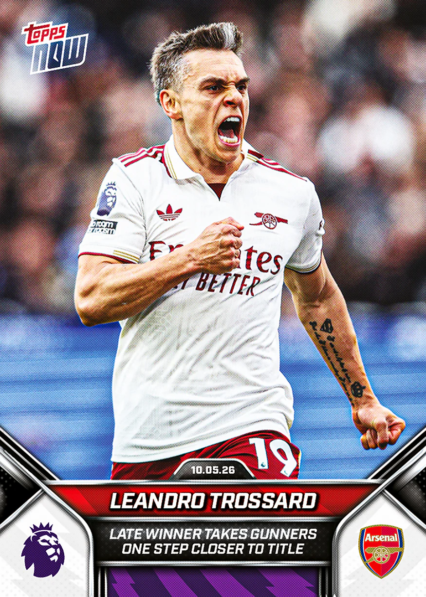 Leandro Trossard - 2025-26 Premier League Topps NOW® - Card 191 - PR: 1721