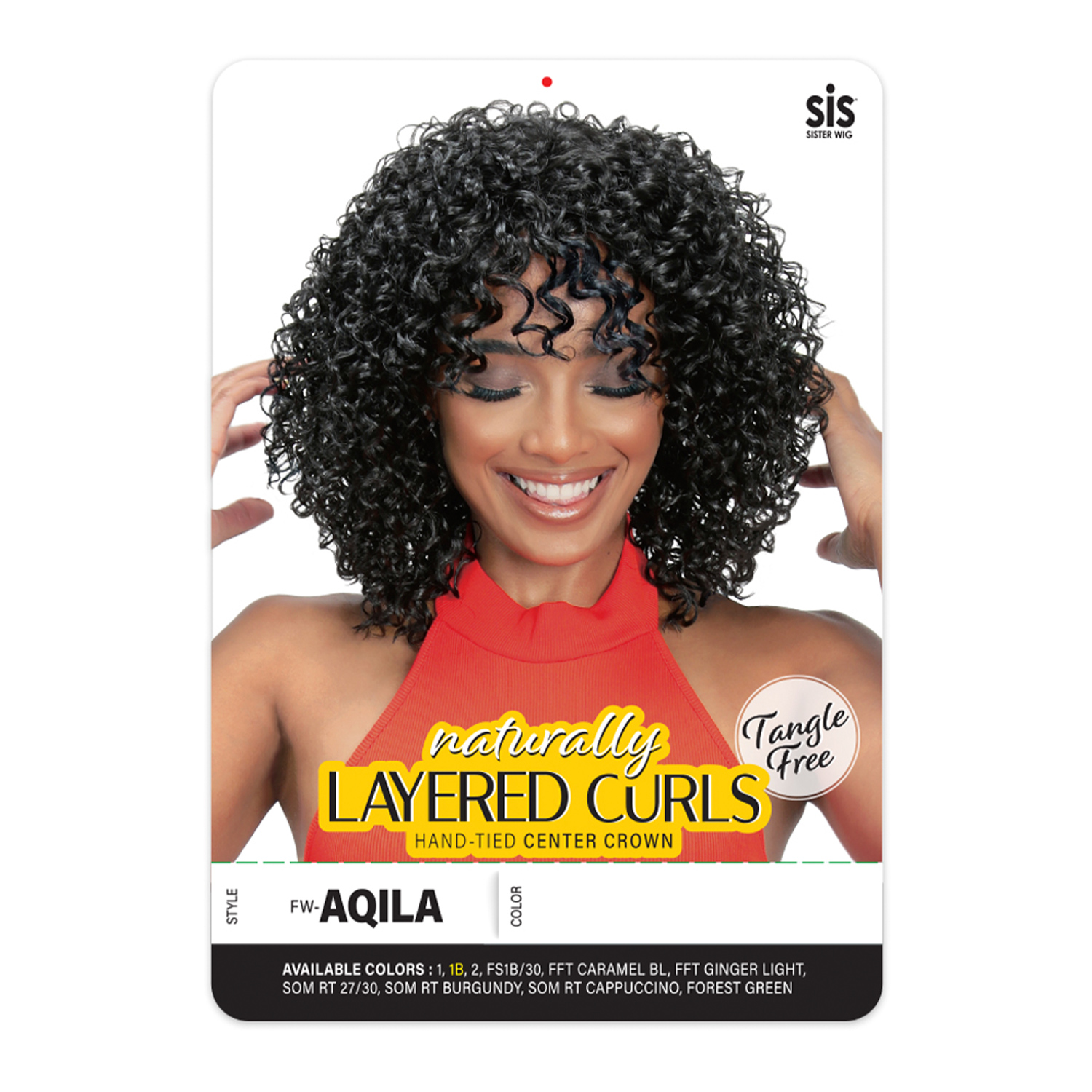Zury Sis Wig Naturally Layered Curls FW Aqila