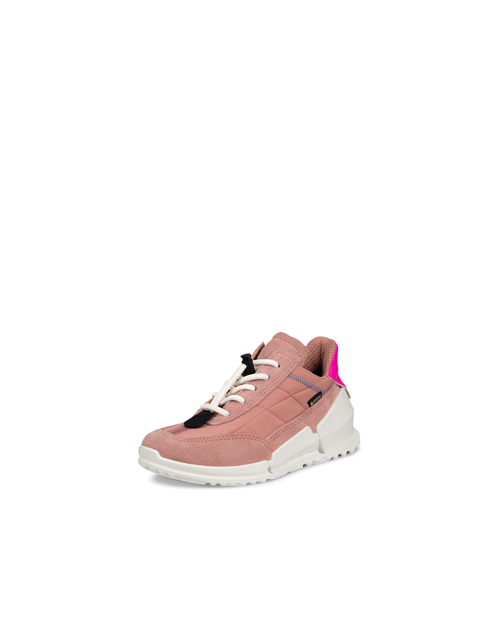 ECCO BIOM K1 Kinder Sneaker aus Veloursleder mit Gore-Tex Pink