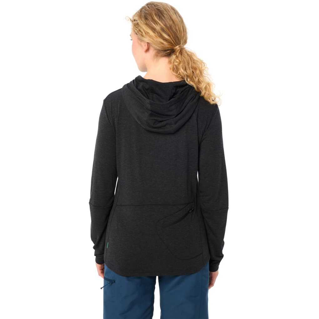 Vaude Tremalzo Long Sleeve Shirt Women - black/black