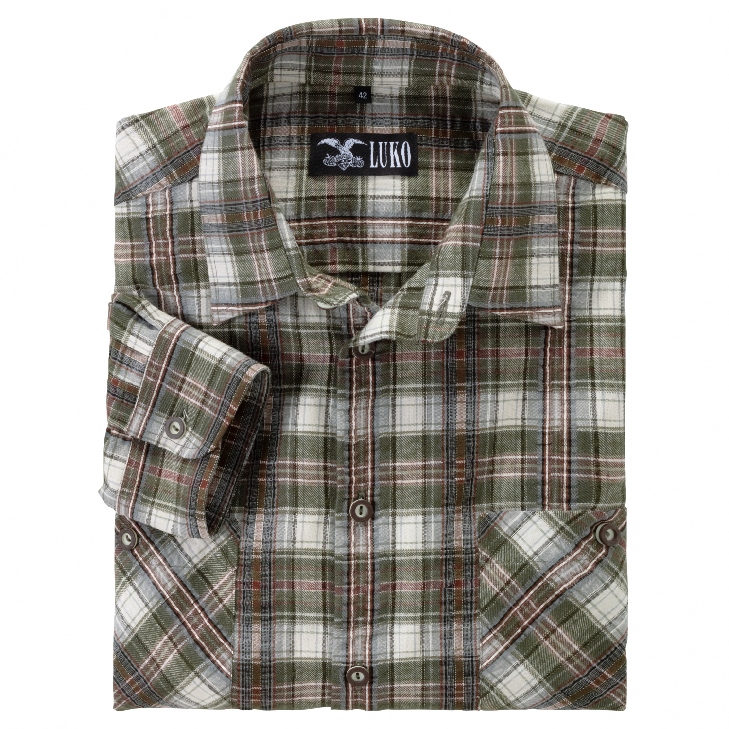 Luko Shirt Seersucker (large checkered)