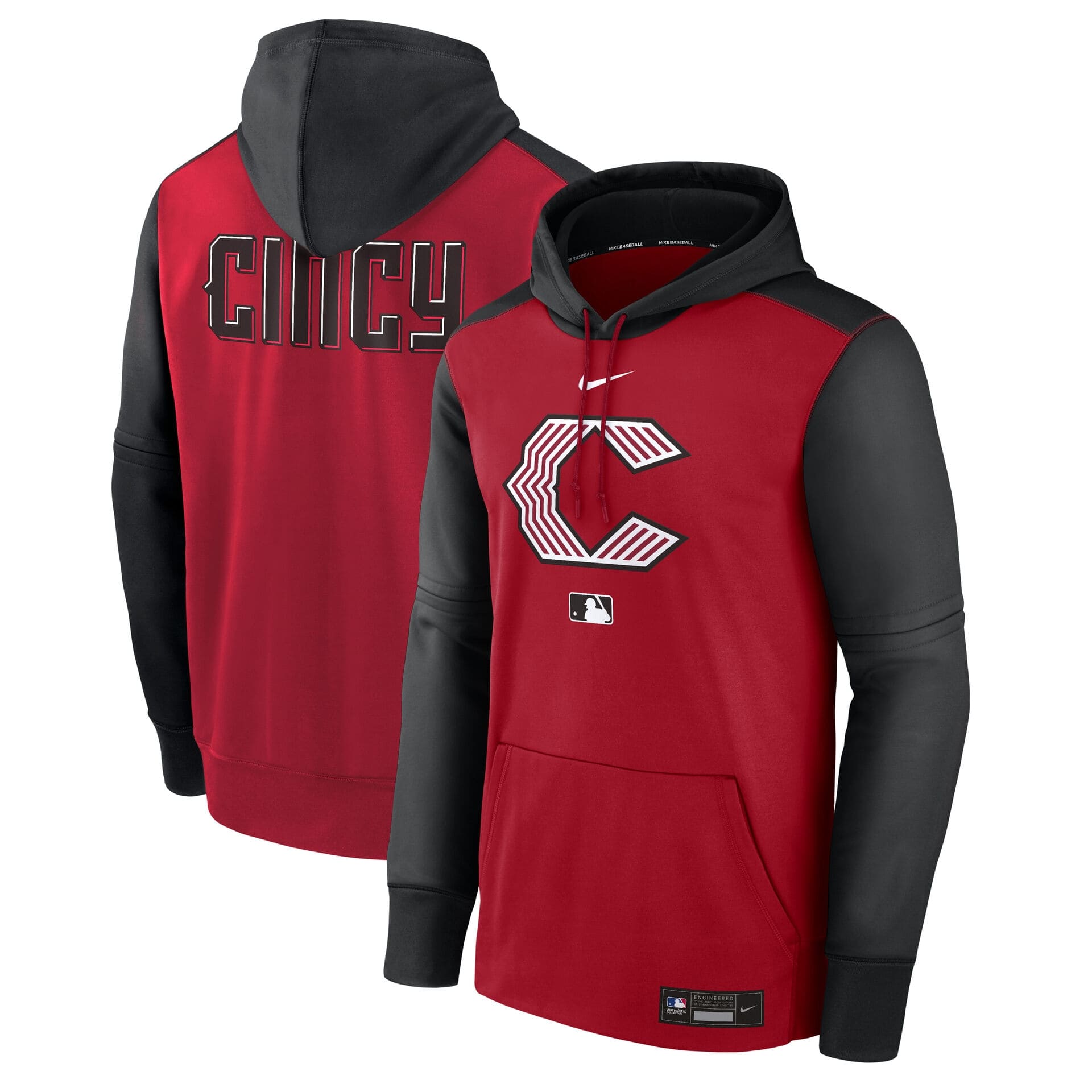 Cincinnati Reds City Connect 2026 MLB Authentic Therma Hoodie Red
