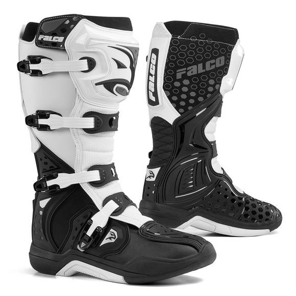 Bottes cross Falco LEVEL 2 2023 - Blanc / NoirRef : FAL0161