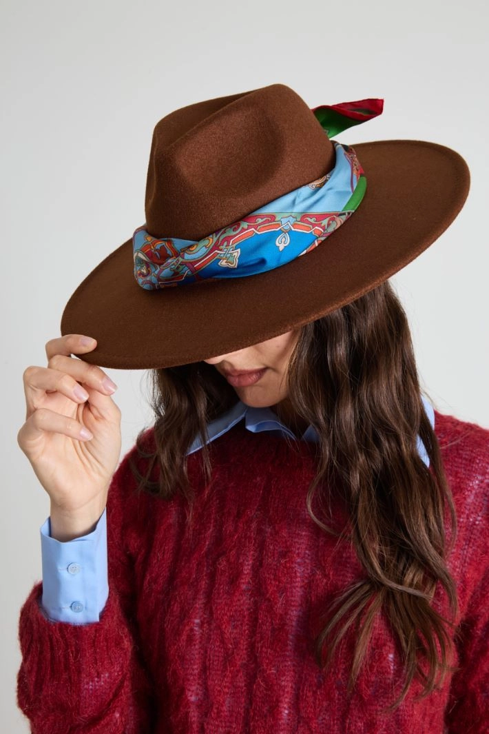 Silk twill scarf - GREEN