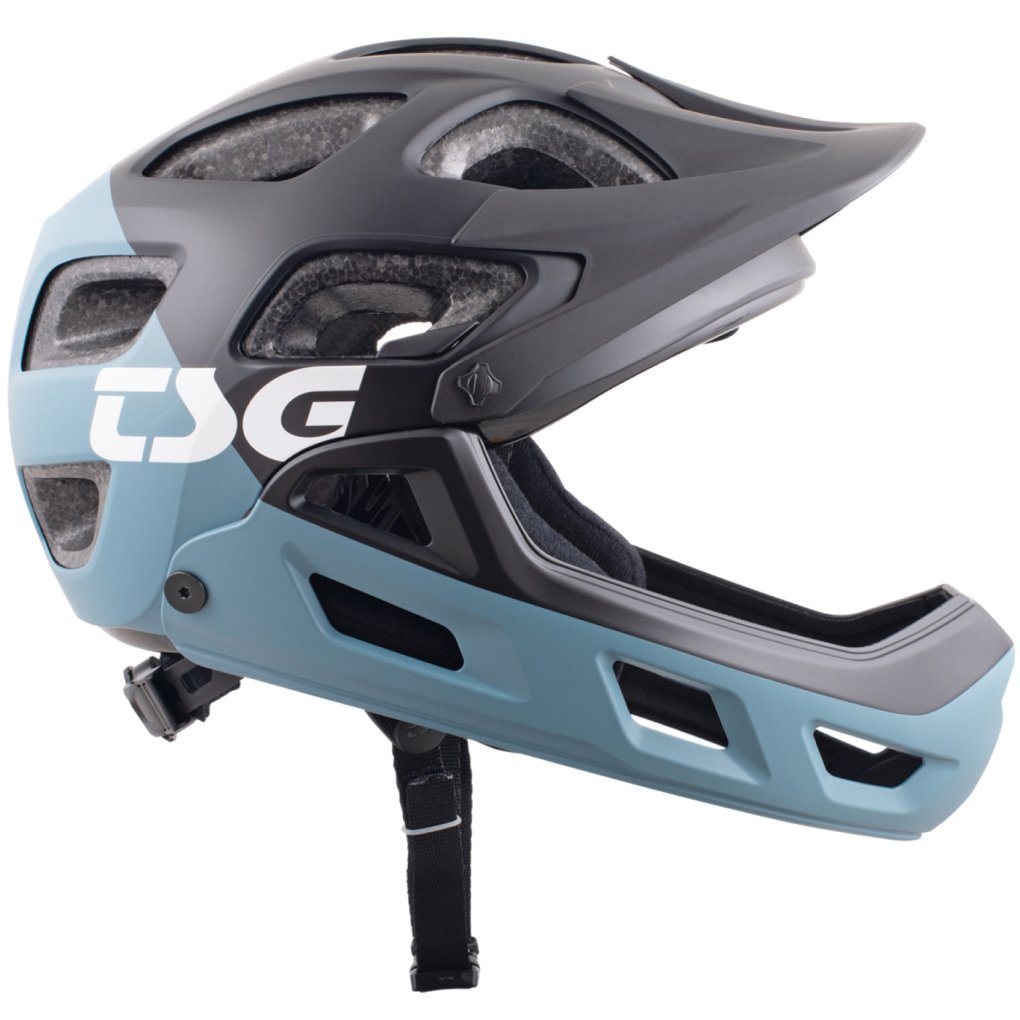 TSG Seek Youth FR Graphic Design Helmet - flow black-blue