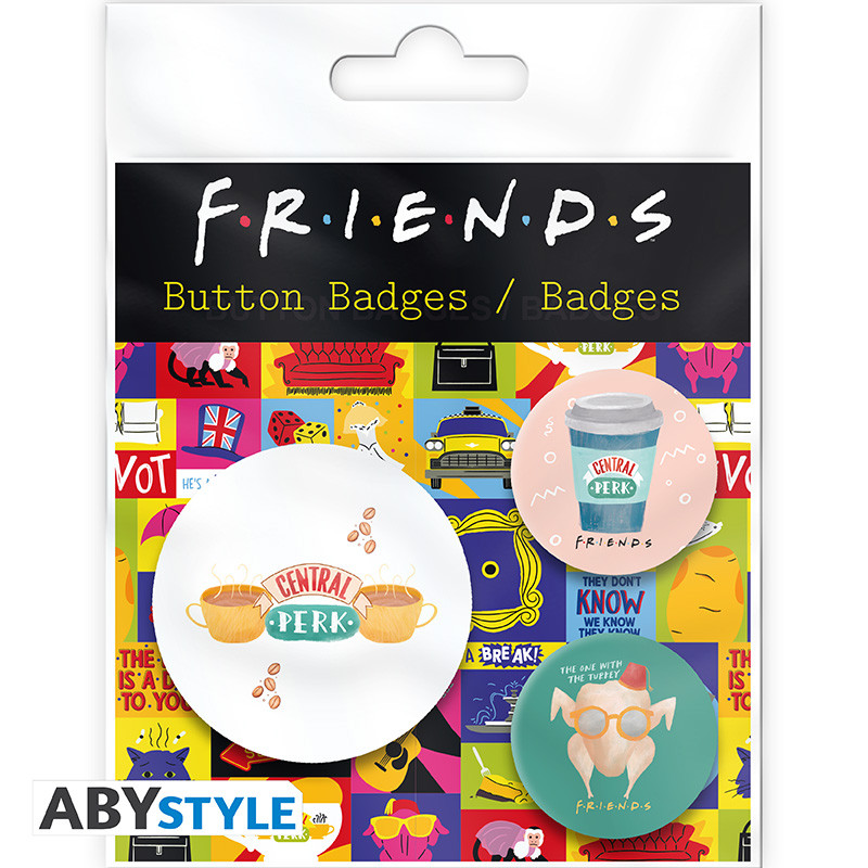 FRIENDS Badge Pack Central Perk & Co