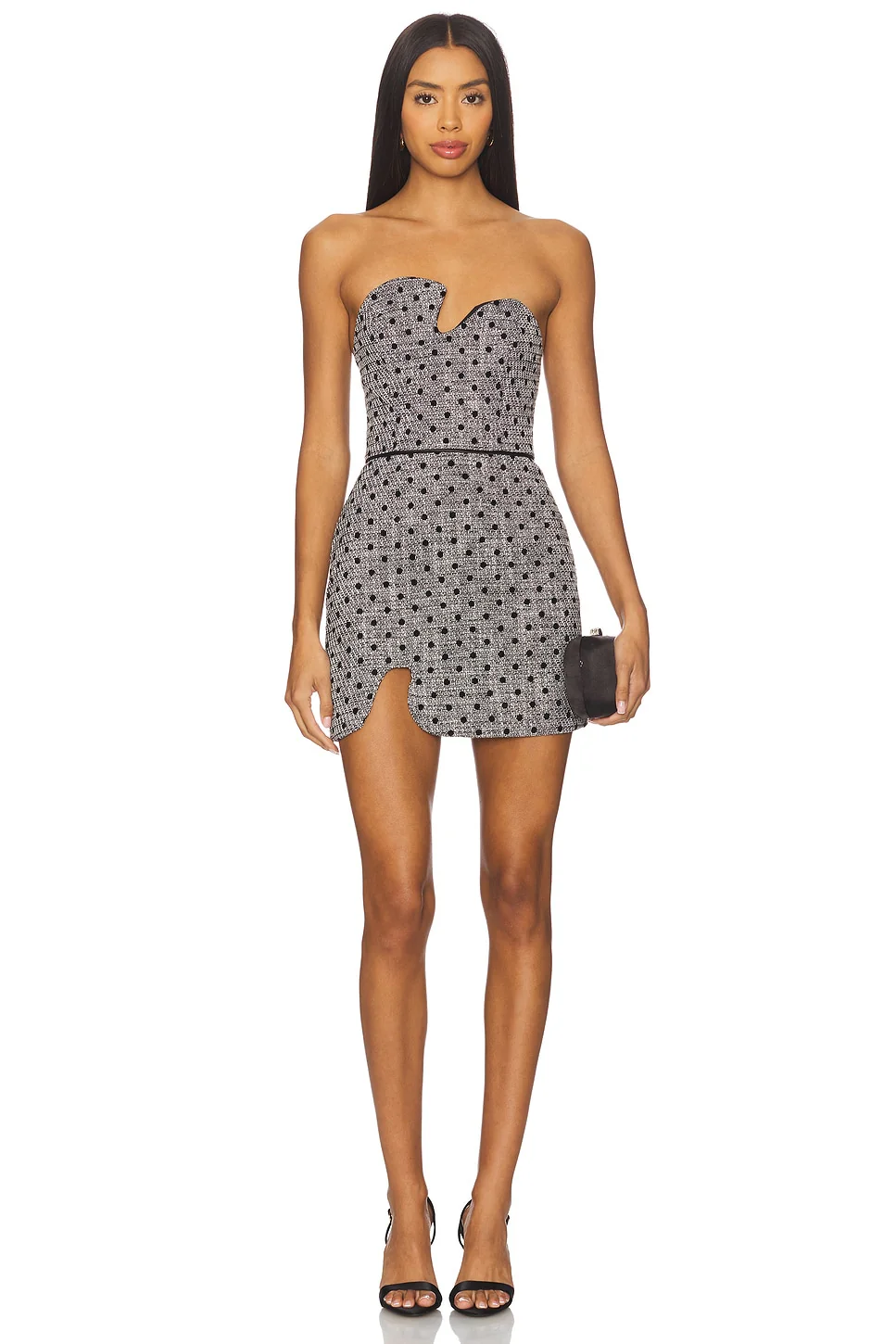 Puzzle Strapless Mini Dress