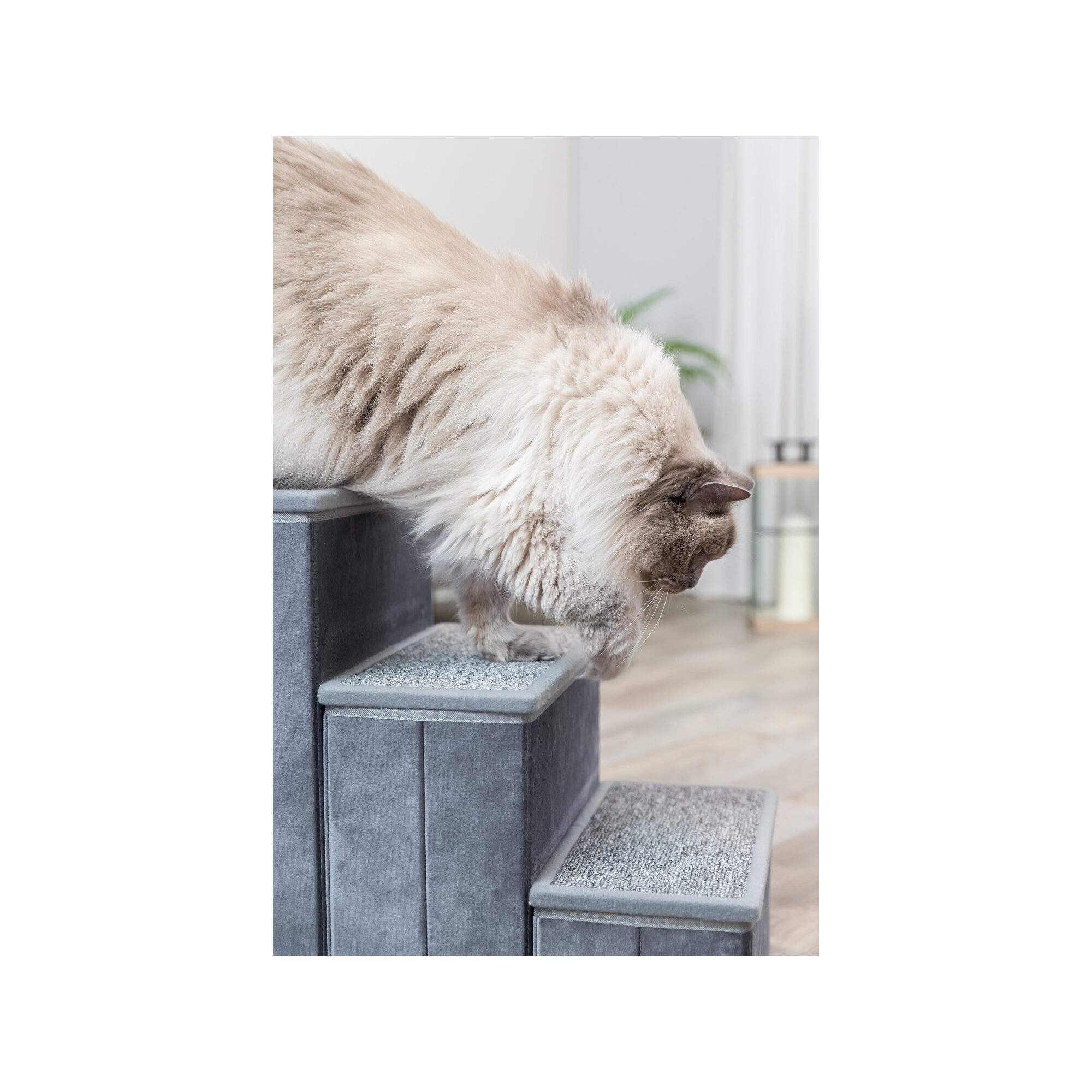 Trixie Pet Stairs - 34 × 45 × 50 cm - grey