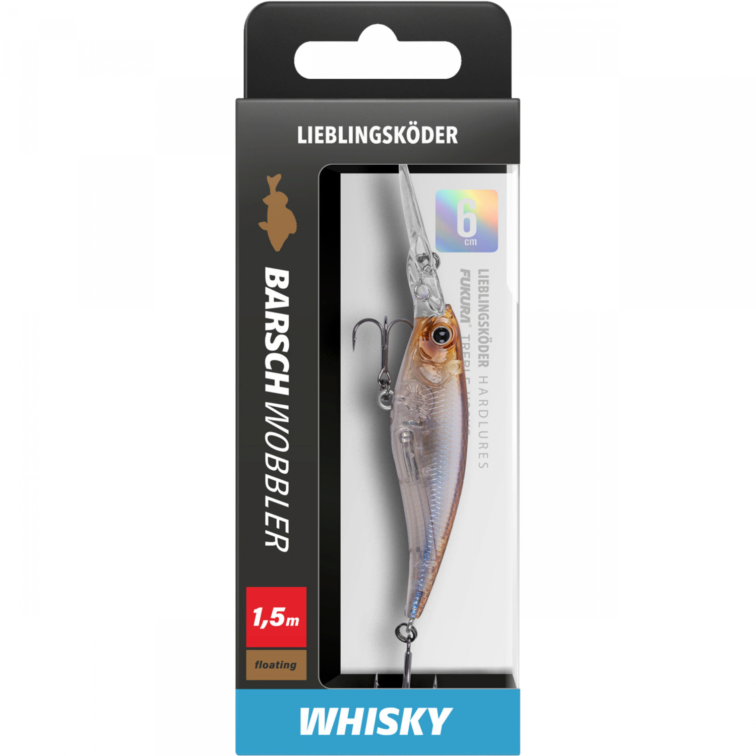 Lieblingsköder Barschwobbler (Whisky)