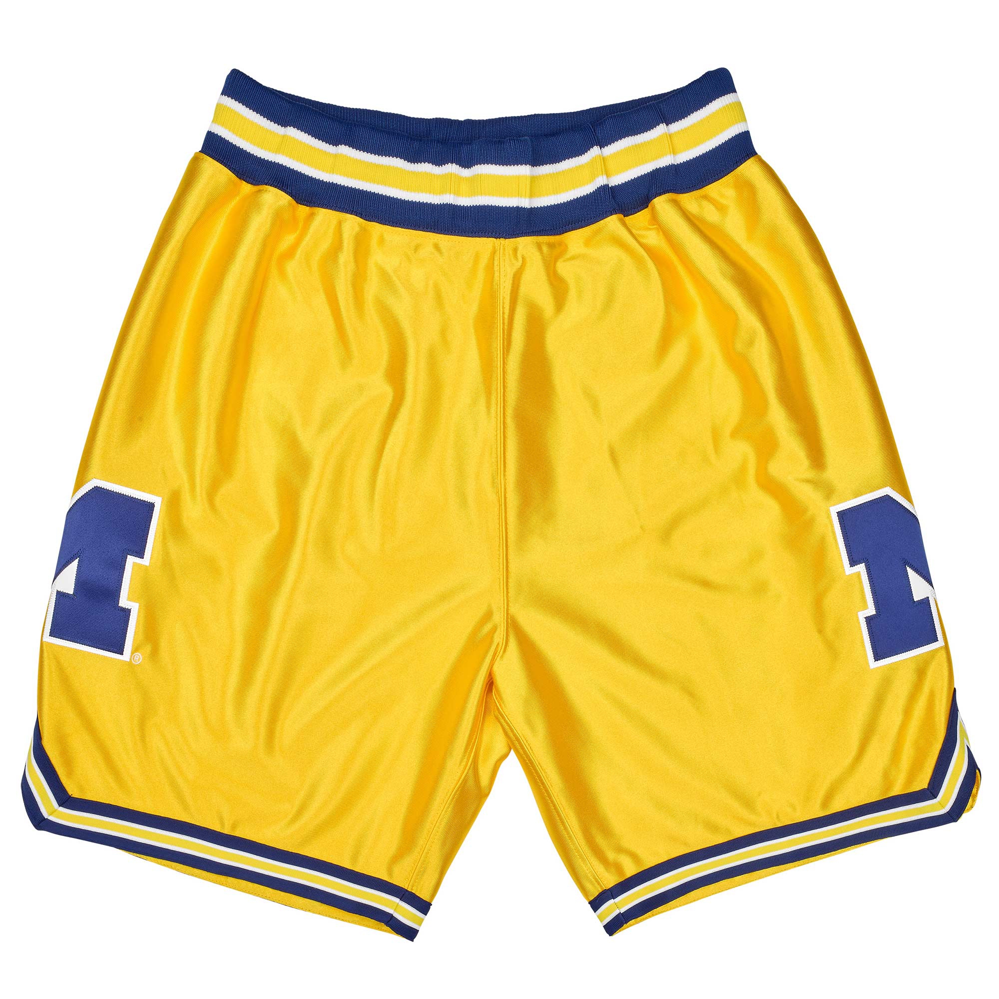 Michigan Wolverines 1991-92 Mitchell & Ness Authentic NCAA Shorts Yellow