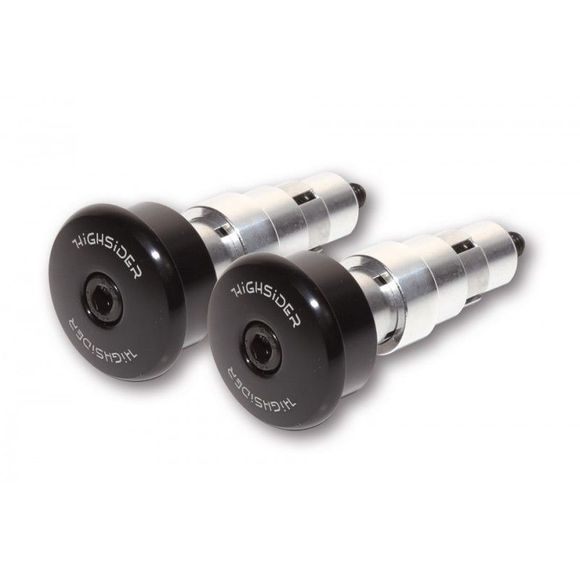 Highsider CURVE Universal Handlebar Ends - BlackRef: HGI0136