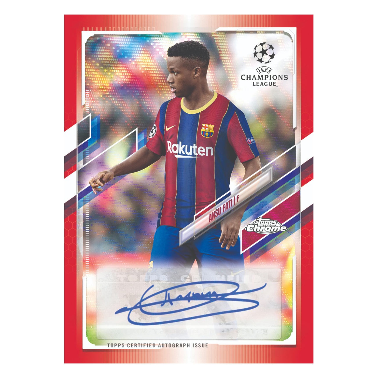 2020/21 Topps Chrome UEFA Champions League Soccer Hobby Box
