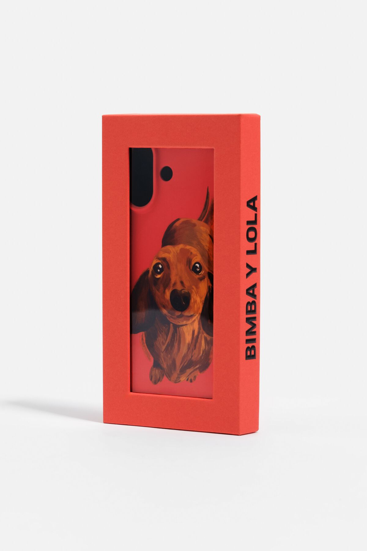 Red dachshund iPhone 17 rigid case