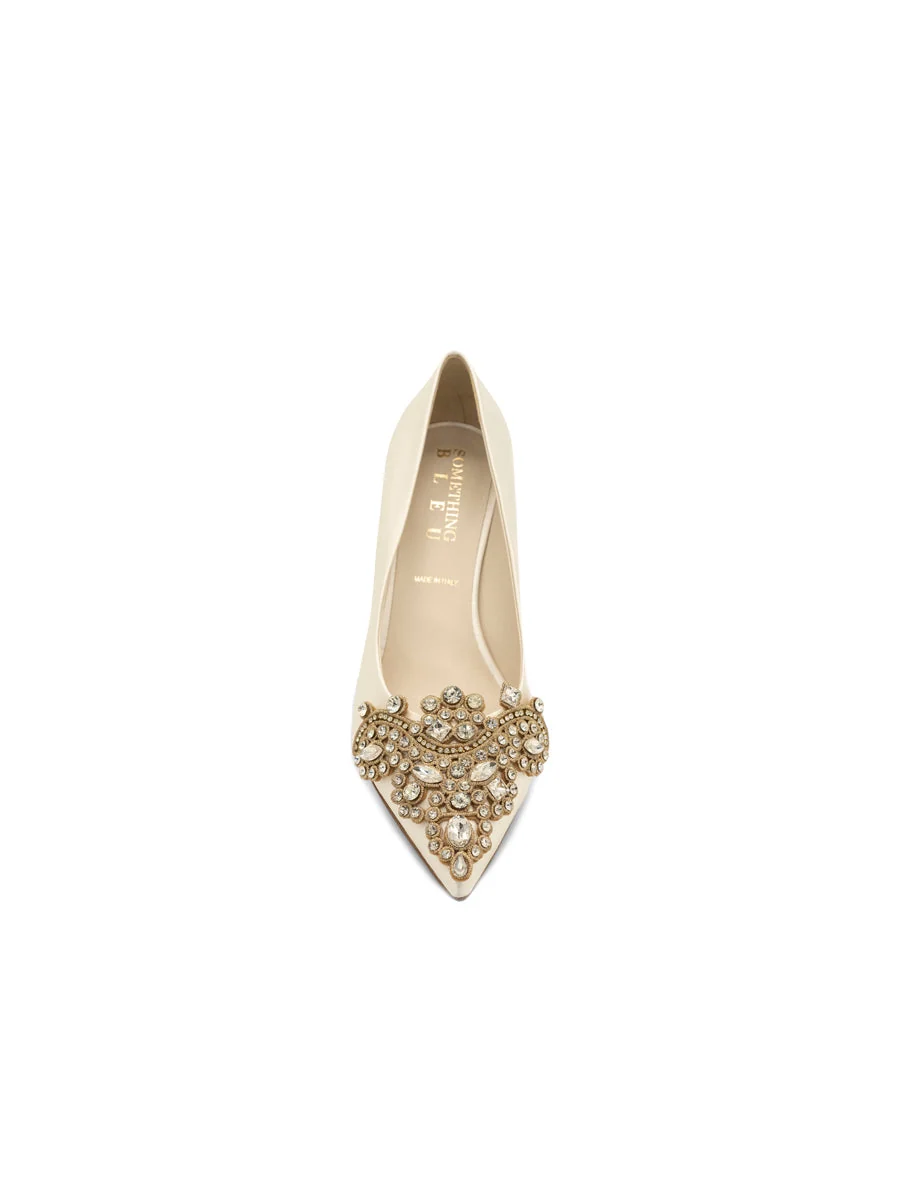 Sabrina Pointed Toe Kitten Heel