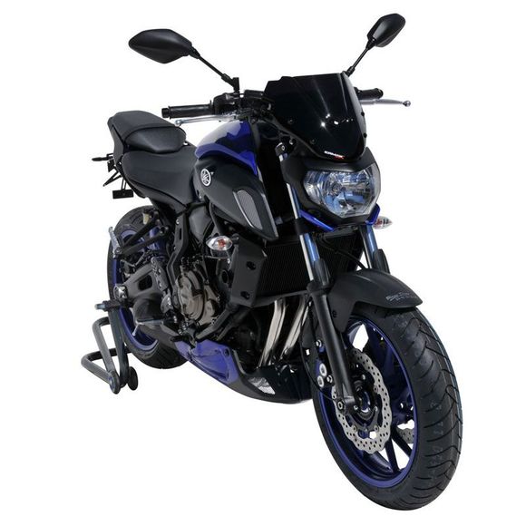 Ermax 26 cm wind deflector - BlackYAMAHA 700 MT-07 ABS - 2018 - 2020Ref: EM1649