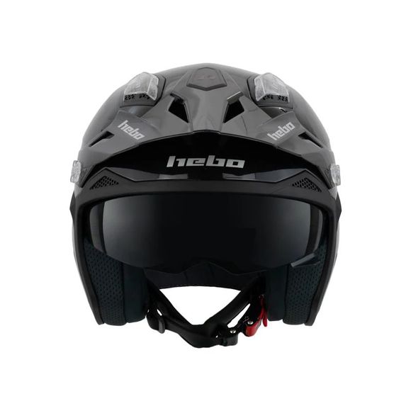 Hebo V6 Mono 2025 trial helmet - BlackRef: HBO0426