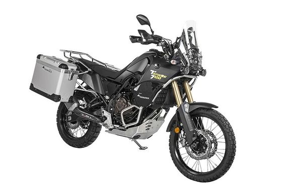 Touratech ZEGA Pro 38/45 suitcase - Gray support included - Gray anodizedRef: Trt01228A / 01-632-5736-0