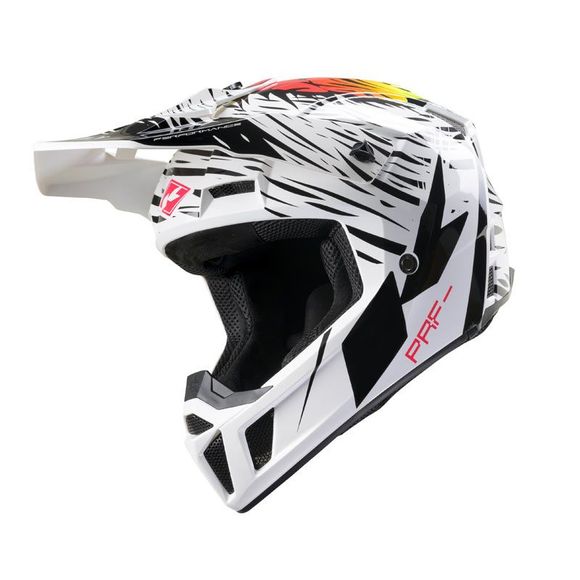 Kenny PERFORMANCE cross helmet - GRAPHIC 2024 - White / BlackRef: KE1814-C796