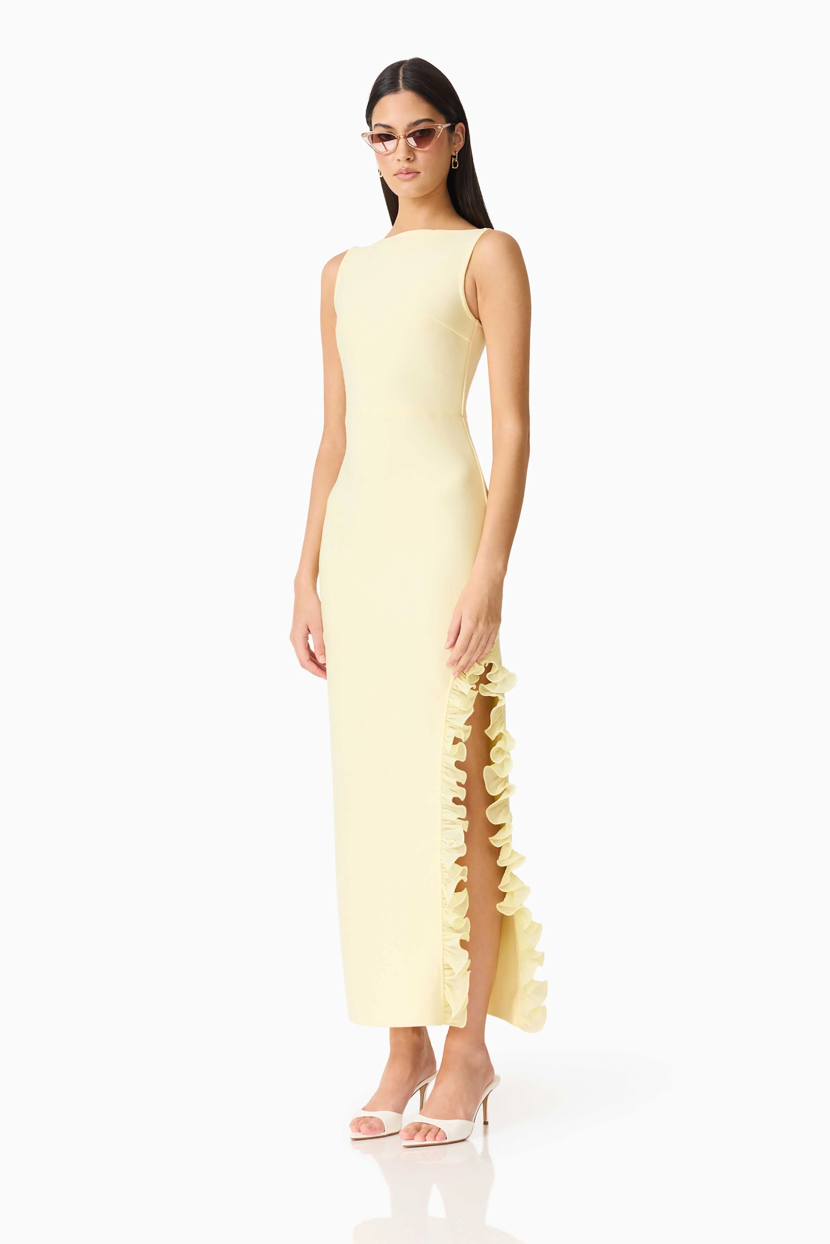 CURAAE Catiana Maxi Dress in Yellow