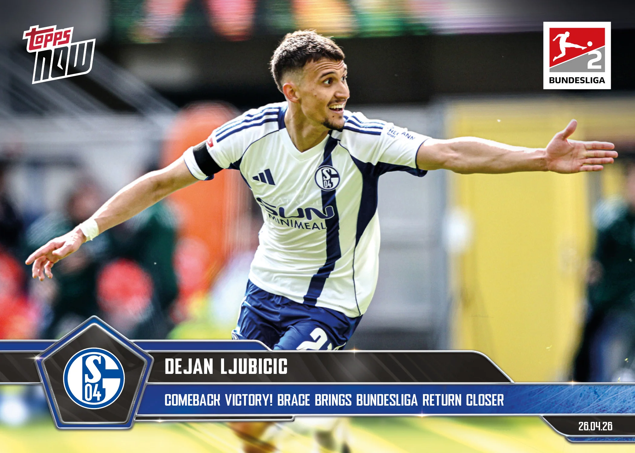 Dejan Ljubicic - 2025-26 Bundesliga Topps NOW® - Card 182