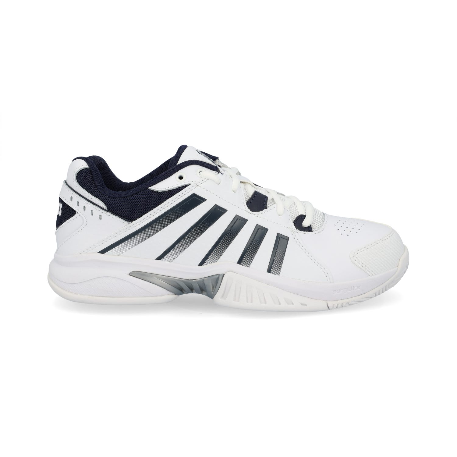 BLACK AND WHITE MIXED K-SWISS RECEIVER V 07393177 SHOES