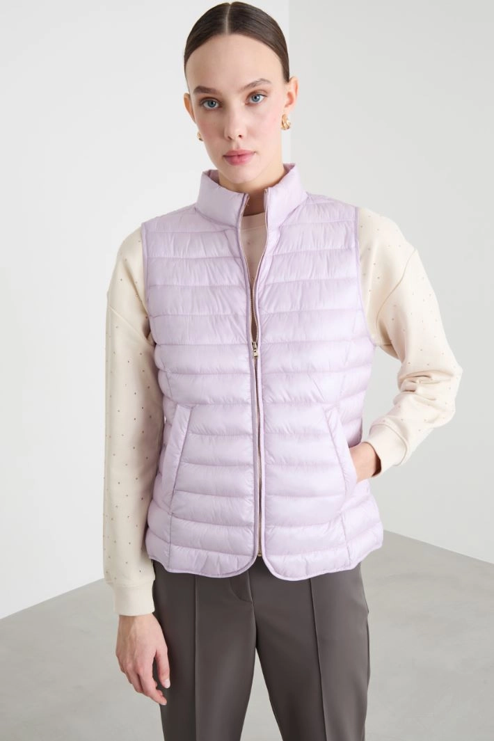 Padded Gilet - LILAC