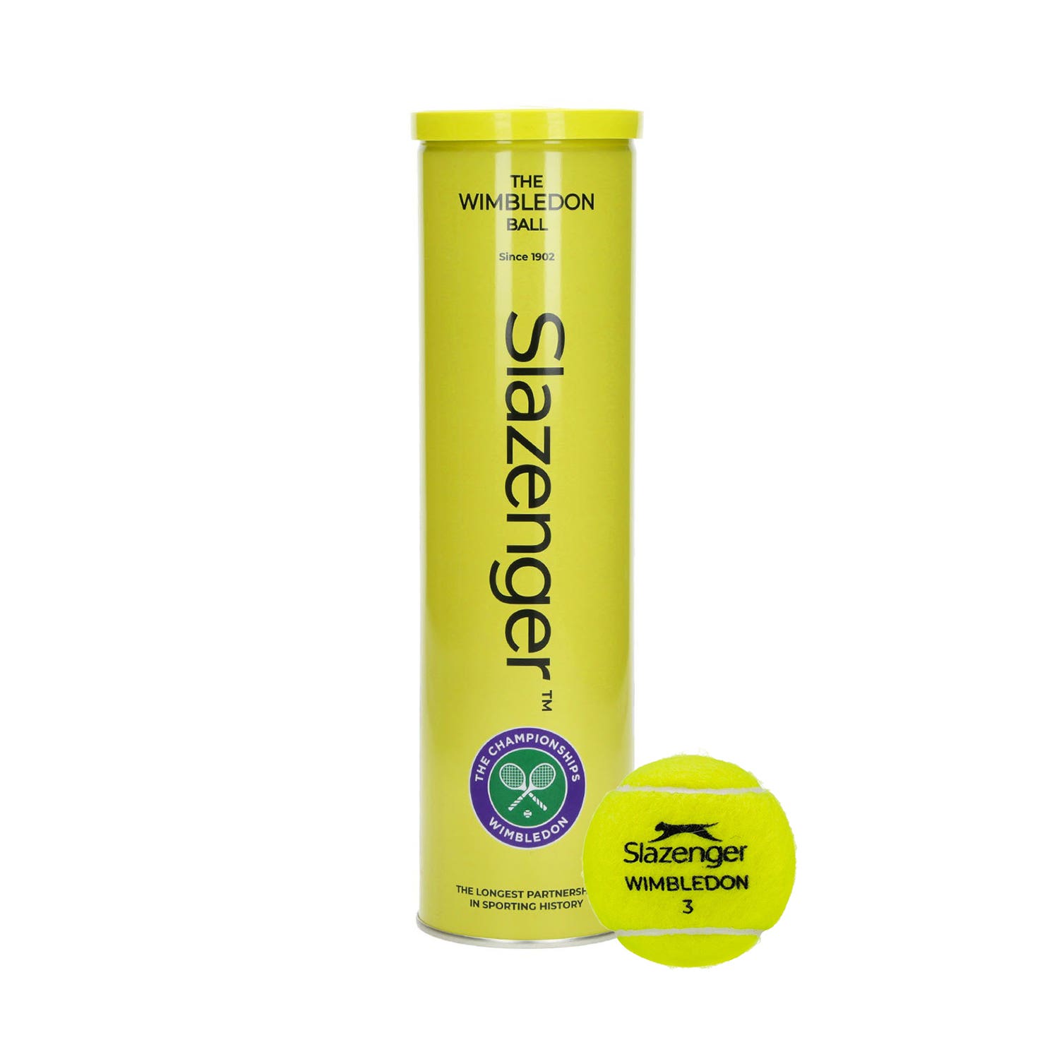 4 BALL CAN SLAZENGER WIMBLEDON 4TIN