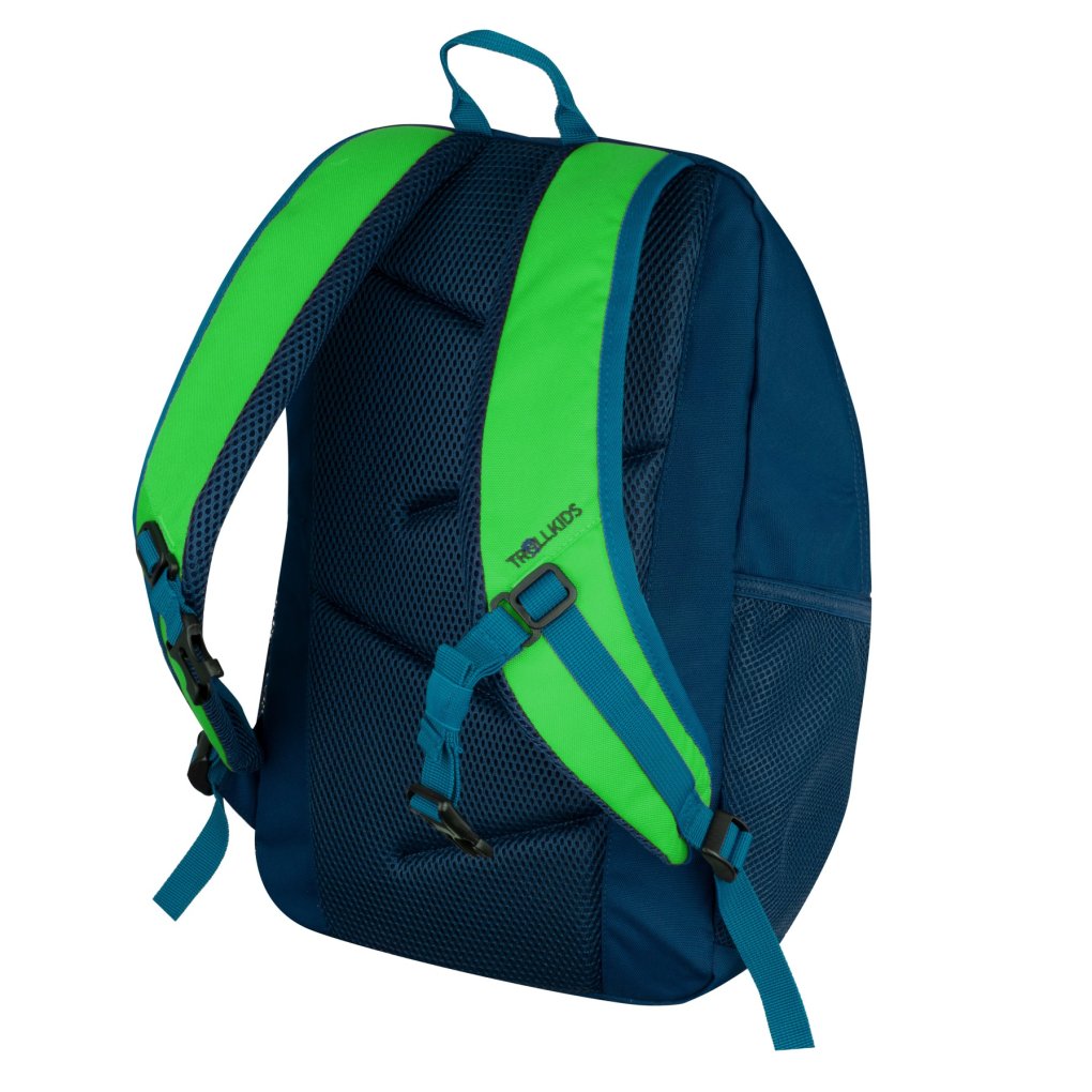 Trollkids Skjorta Pack 20L Kids - Fresh Green/Dark Marine/Mystic Blue