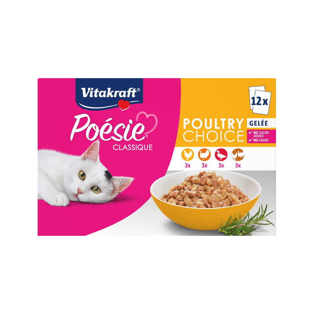 Vitakraft Poesie Classique Poultry Choice - 12 x 85 g