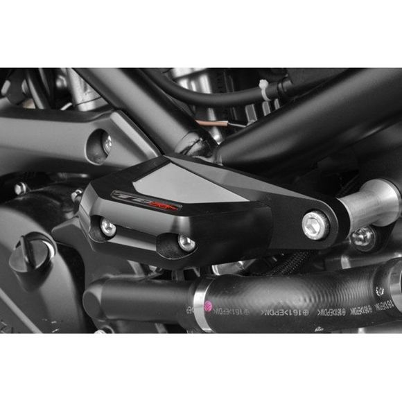 Top Block Frame Sliders KIT PADS - BlackSUZUKI 650 SV 650 ABS - 2016 - 2025Ref: tb0354 / rls35