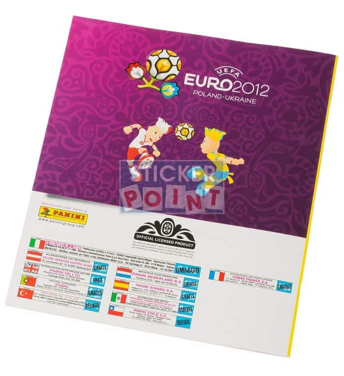 Panini EURO 2012 Stickeralbum International