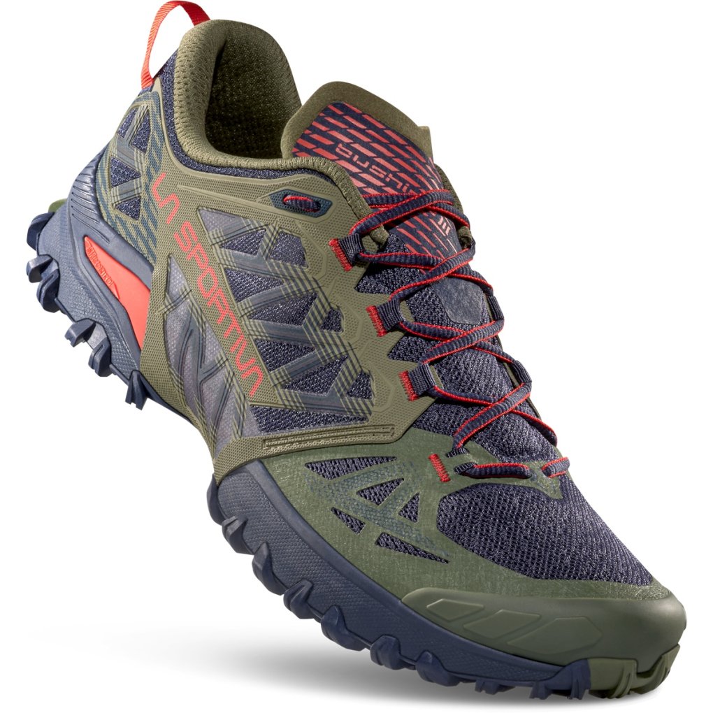 La Sportiva Bushido III Running Shoes Men - Cypress/Mountain Red