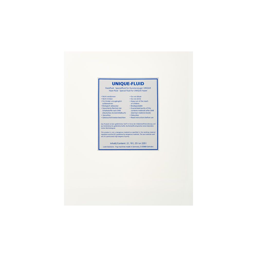 Look Unique Fluid 10l – Thomann Ireland